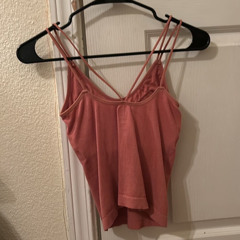 Pink Padded Tank Top - Picture 2 of 6